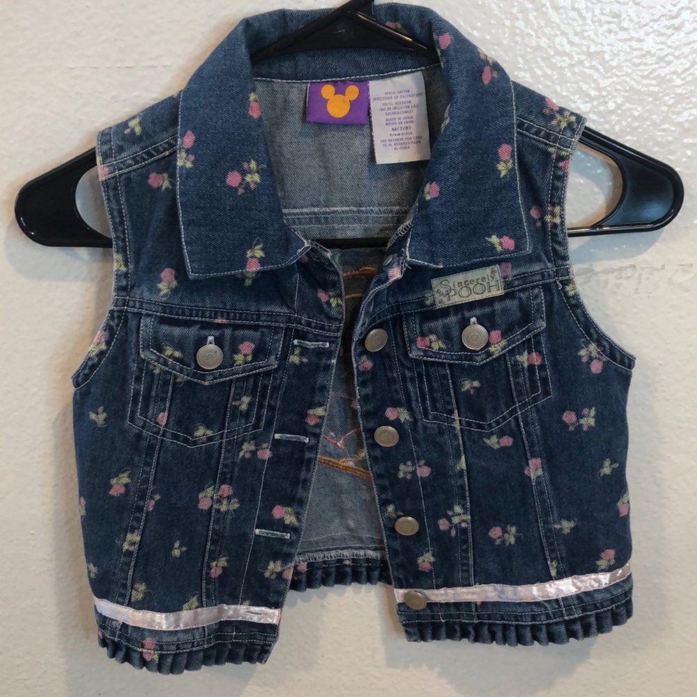 Winnie the Pooh denim vest